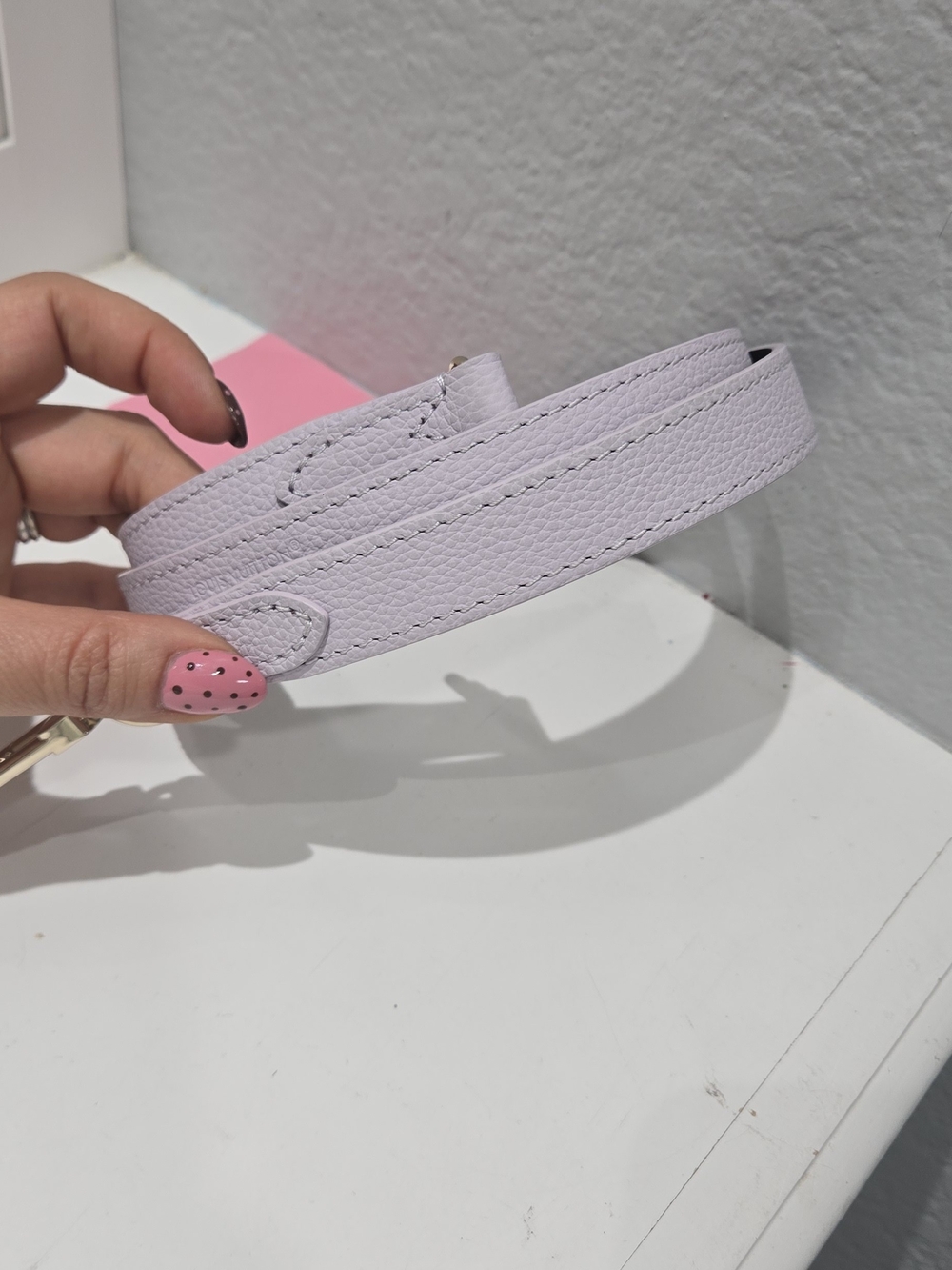 Louis Vuitton Monogram and Lilac Crossbody Strap - Picture 2 of 4